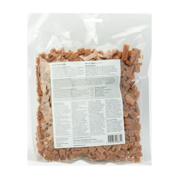 Slagterhundens Favorit Duck Mini Bites Træningsgodbidder 350 g - Billede 2