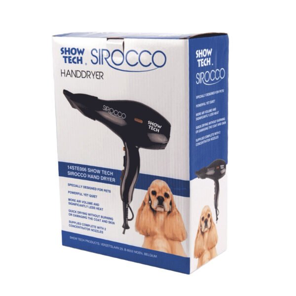 Show Tech Sirocco Hårtørrer Til Hunde - Image 2