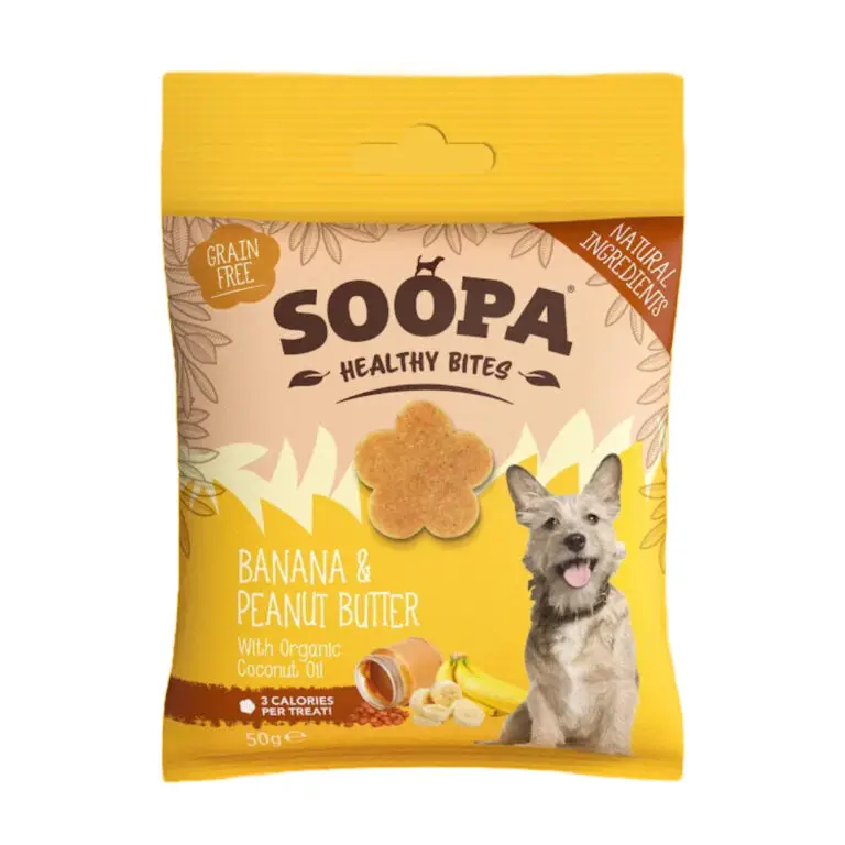 Soopa Healthy Bites Banan & Peanut Butter Vegansk Hundegodbid