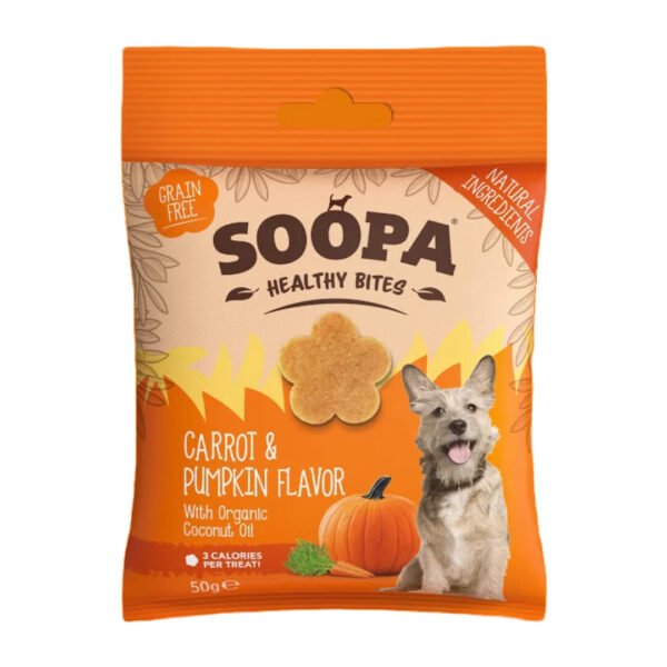 Soopa Healthy Bites M/Græskar & Gulerod Vegansk Hundegodbid