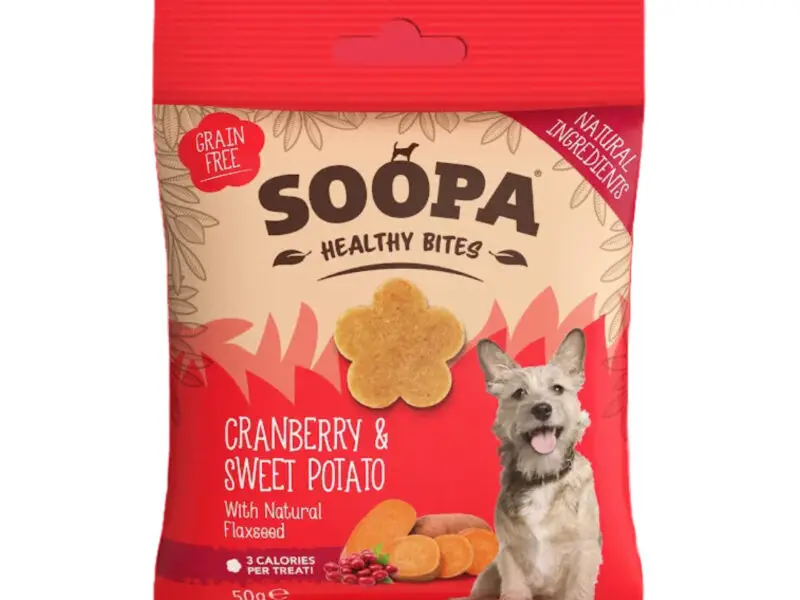 Soopa Healthy Bites Tranebær & Sød Kartoffel Vegansk Hundegodbid