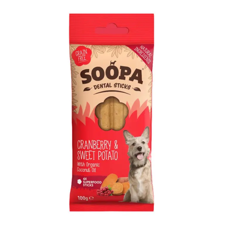 Soopa Sticks Tranebær & Sød Kartoffel Vegansk Hundegodbid