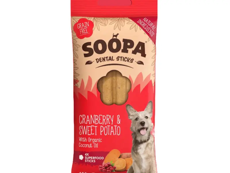 Soopa Sticks Tranebær & Sød Kartoffel Vegansk Hundegodbid