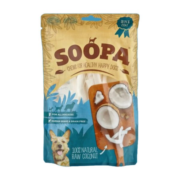 Soopa Chews Lufttørret Kokos Vegansk Hundesnack