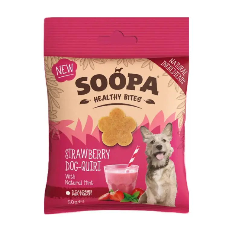 Soopa Healthy Bites Jordbær & Mynte Vegansk Hundegodbid