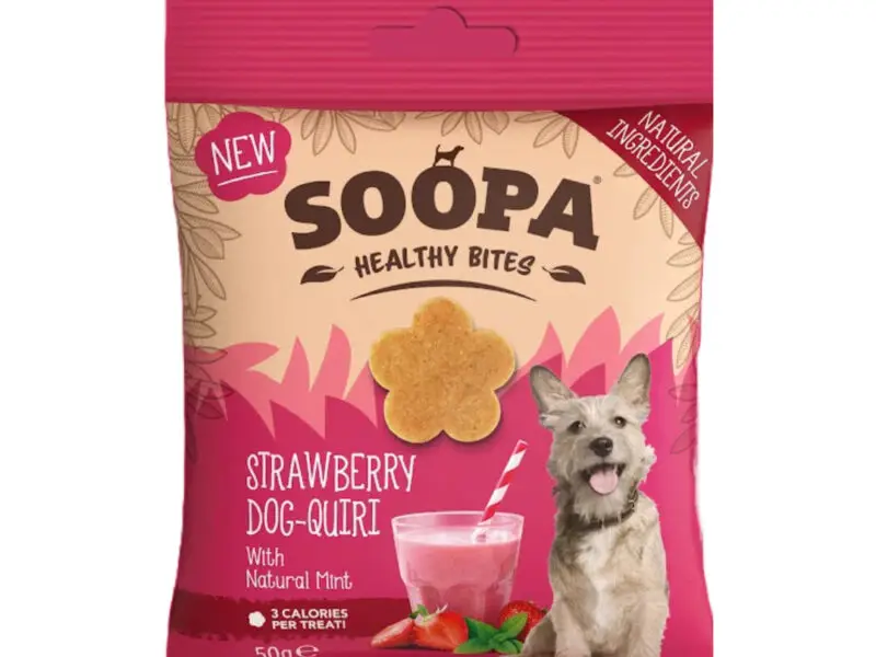Soopa Healthy Bites Jordbær & Mynte Vegansk Hundegodbid