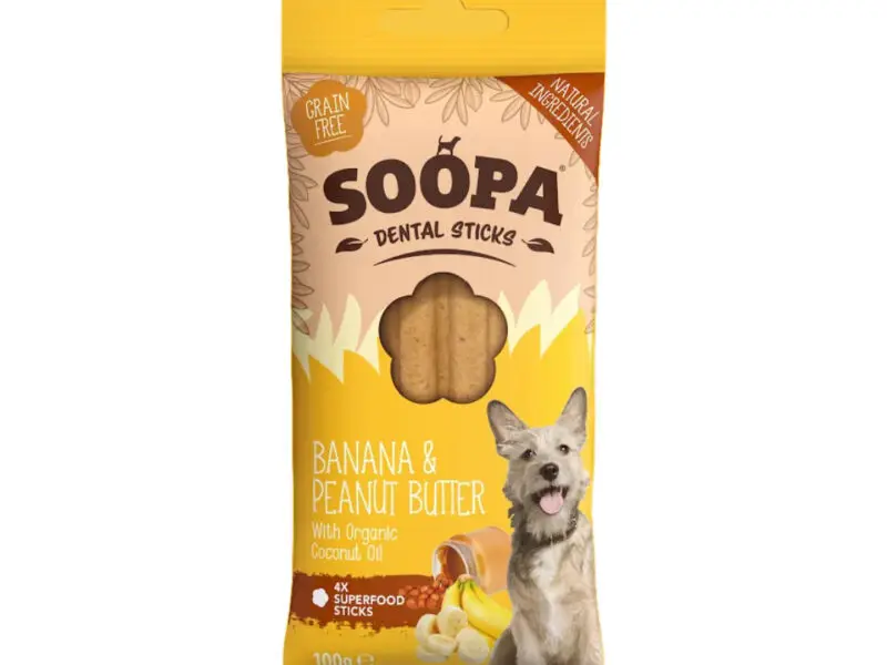 Soopa Sticks Banan & Peanut Butter Vegansk Hundegodbid
