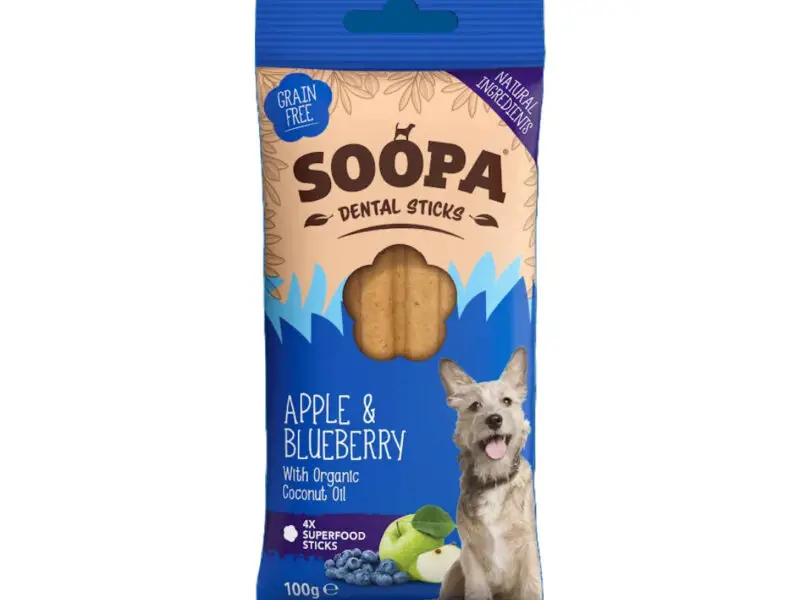 Soopa Sticks Æble & Blåbær Vegansk Hundegodbid