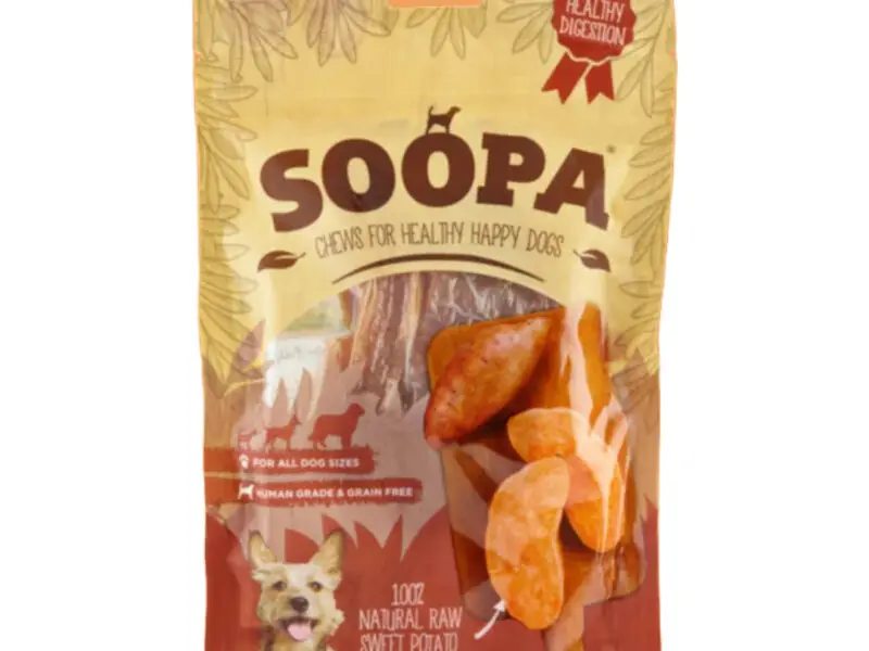 Soopa Chews Lufttørret Sød Kartoffel Vegansk Hundesnack