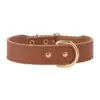 Branni Pets Moni Læderhalsbånd Brun