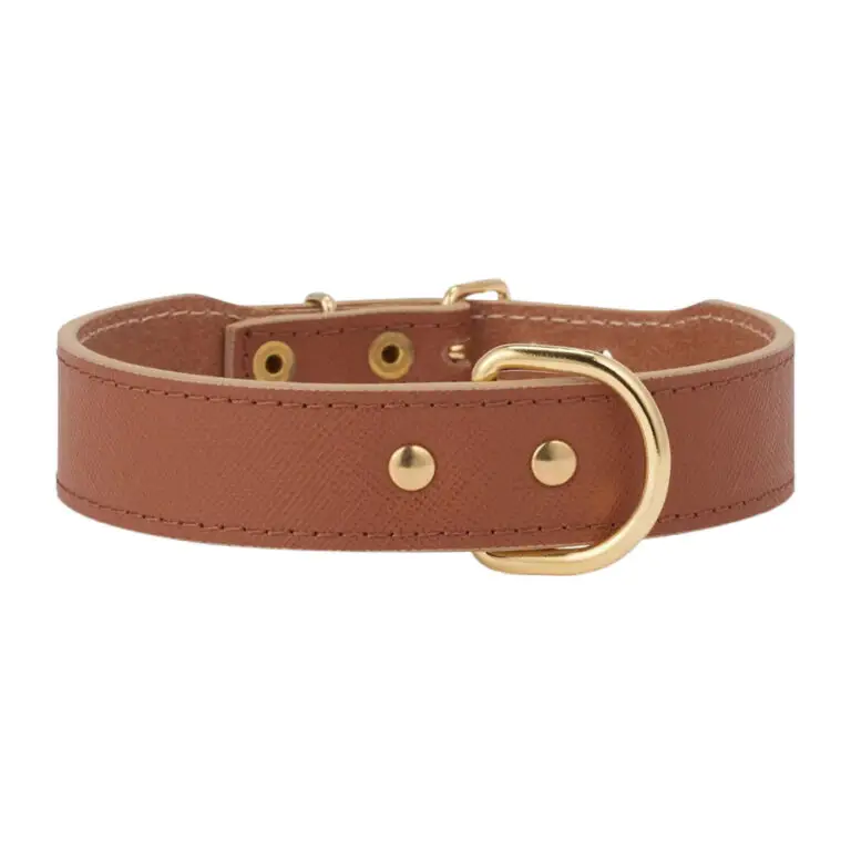 Branni Pets Moni Læderhalsbånd Brun