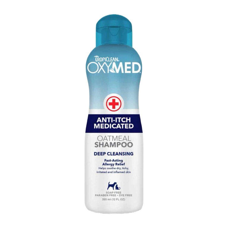 Tropiclean OxyMed Anti-Itch Medicated Kløestillende Hundeshampoo 355 ml