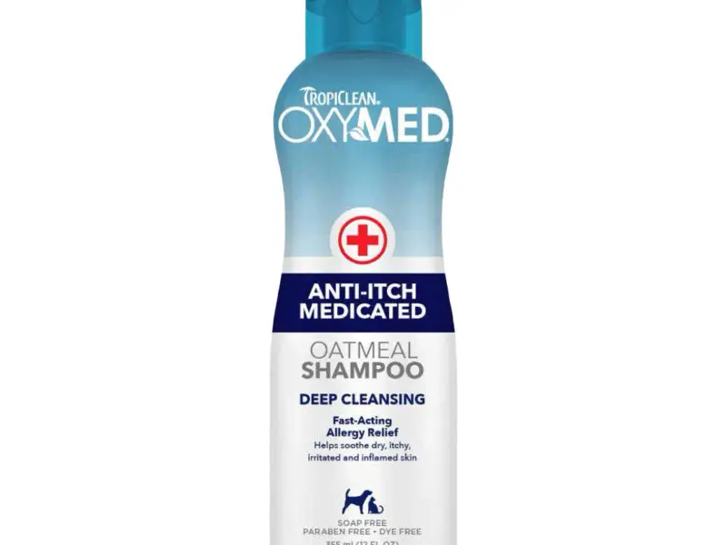 Tropiclean OxyMed Anti-Itch Medicated Kløestillende Hundeshampoo 355 ml
