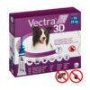 Vectra 3D Loppe Og Flåtmiddel Mellem Hund (10-25 kg) 3 Pipetter