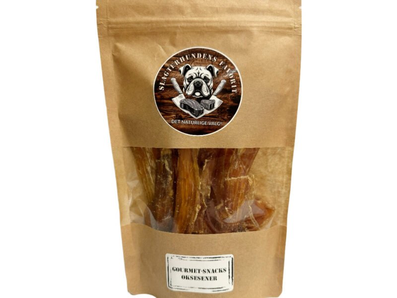 Slagterhundens Gourmet-Snack Oksesener Naturlig Hundesnack 200 g