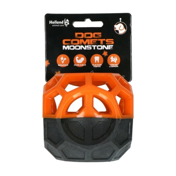 Dog Comets Moonstone Treat Cube Orange Snackbold Aktiveringslegetøj - Image 2
