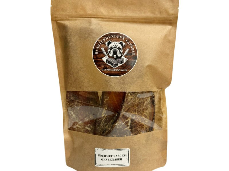 Slagterhundens Gourmet-Snack Okseknasere Naturlig Hundesnack 200 g