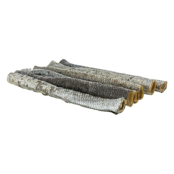 Trixie Rullet Lakseskind, Tørret Natursnack 24 cm