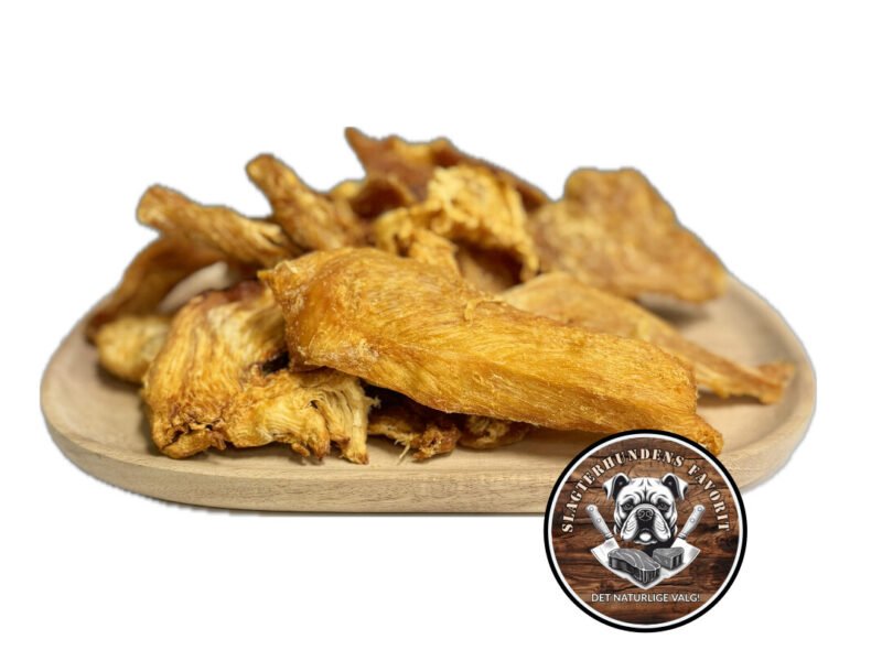 Slagterhundens Gourmet-Snack Tørret Kyllingebryst Naturlig Hundesnack 200 g