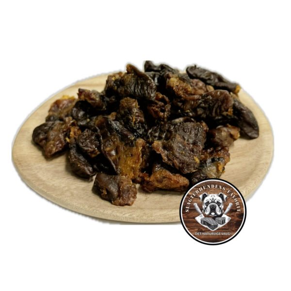 Slagterhundens Gourmet-Snack Kyllingehjerter Naturlig Hundesnack 100 g