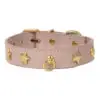 Branni Pets Nara Designer Halsbånd Med Stjerner Rosa