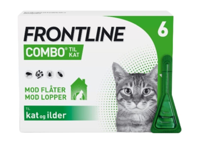 Frontline Combo Vet Loppe- Og Flåtmiddel Kat 6 Pipetter