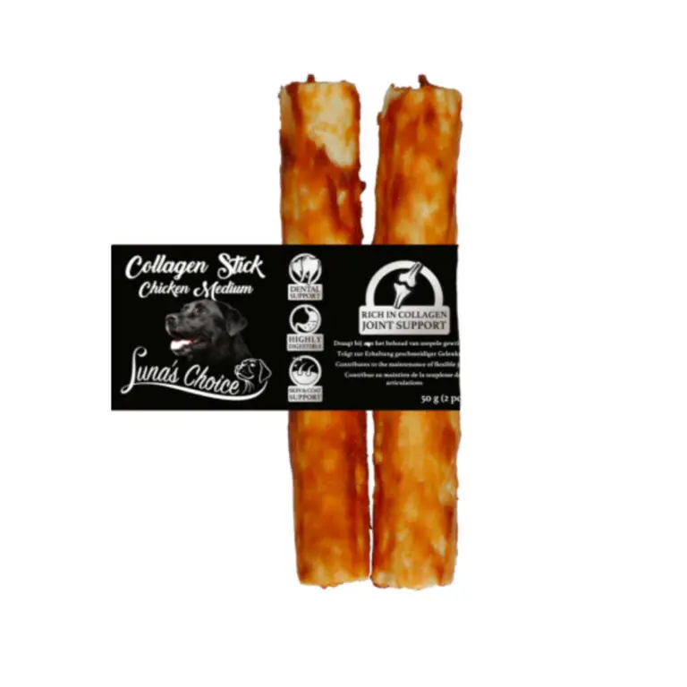 Lunas Choice 2 X Collagen Stick Med Laks Medium