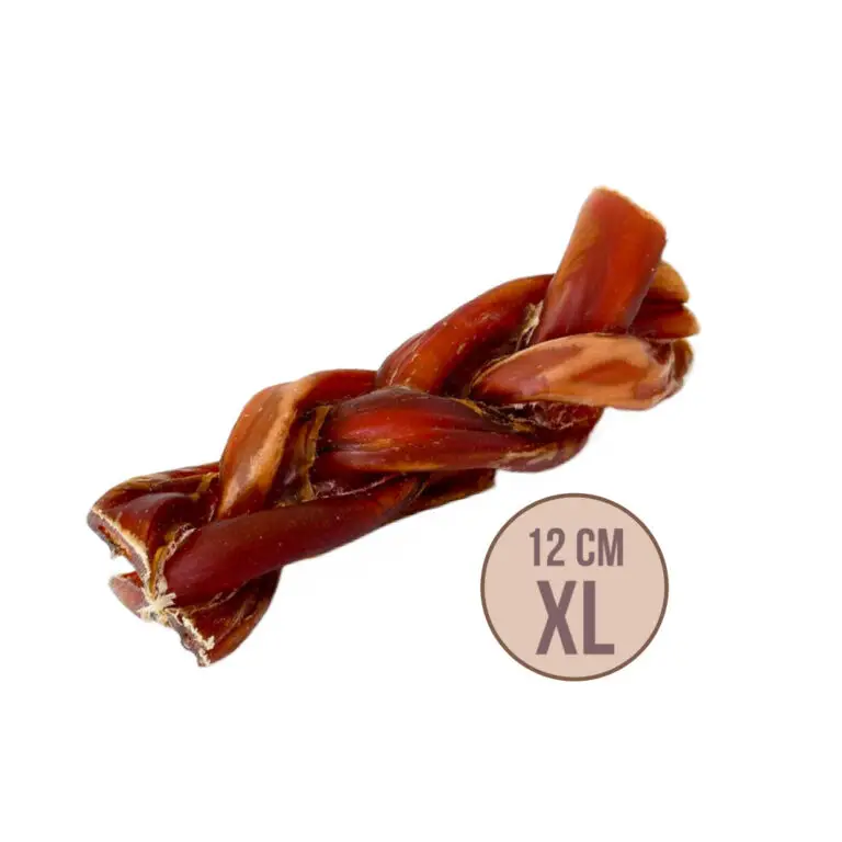 SanaDog Flettet Tyrepenis 12 cm XL