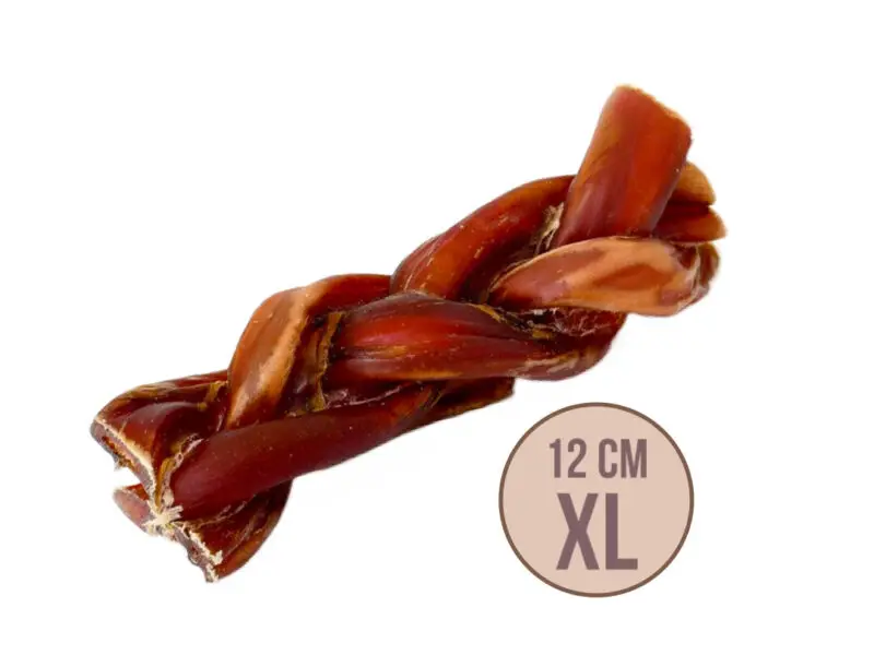 SanaDog Flettet Tyrepenis 12 cm XL