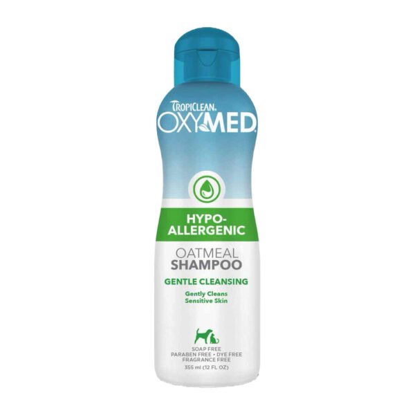 Tropiclean OxyMed Hypoallergenic Ekstra Mild Hundeshampoo 355 ml