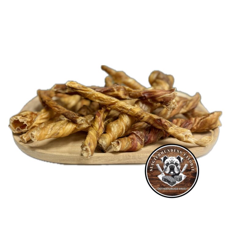 Slagterhundens Gourmet-Snack Snoet Kalveblære Naturlig Hundesnack 150 g
