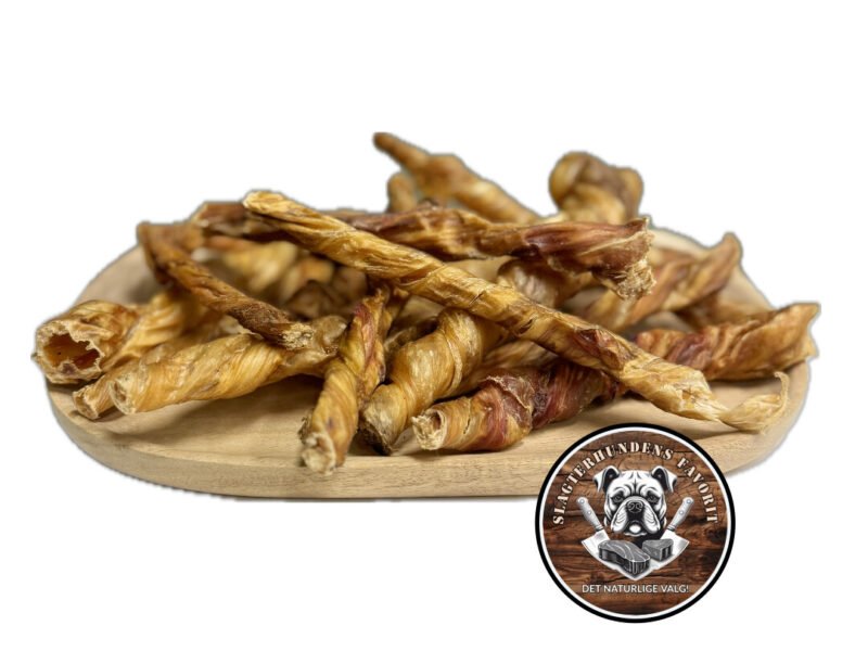 Slagterhundens Gourmet-Snack Snoet Kalveblære Naturlig Hundesnack 150 g
