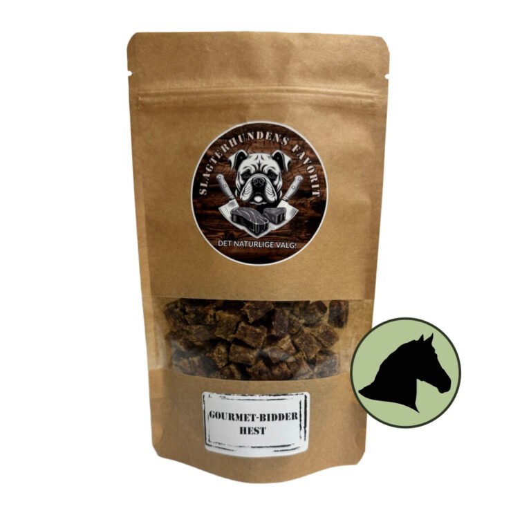 Slagterhundens Gourmet-Bidder 100% Hest Naturlig Hundegodbid