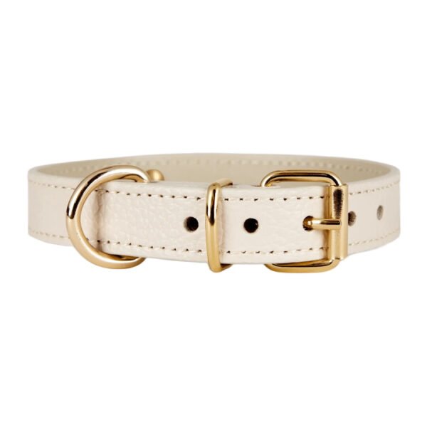 Branni Pets Juno Designer Halsbånd Cremefarvet - Image 2