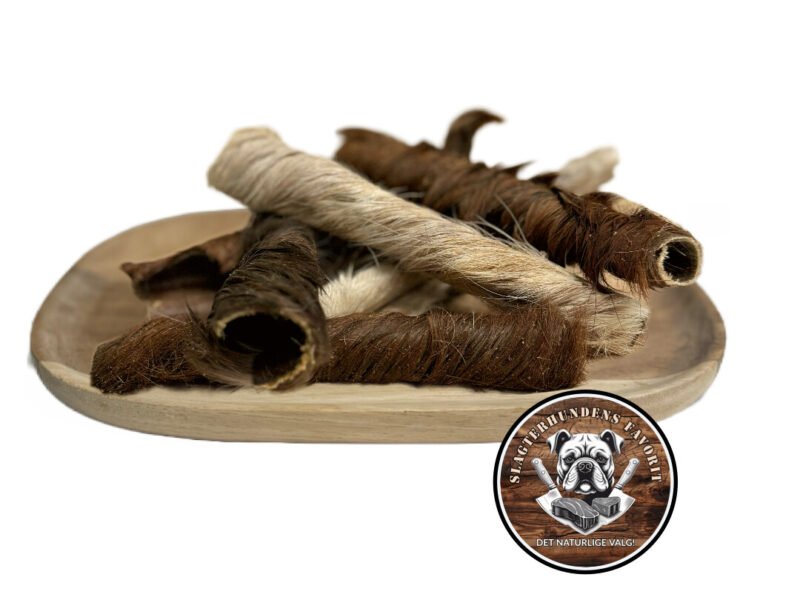 Slagterhundens Gourmet-Snack Hestepandelapper Med Pels Naturlig Hundesnack 150 g