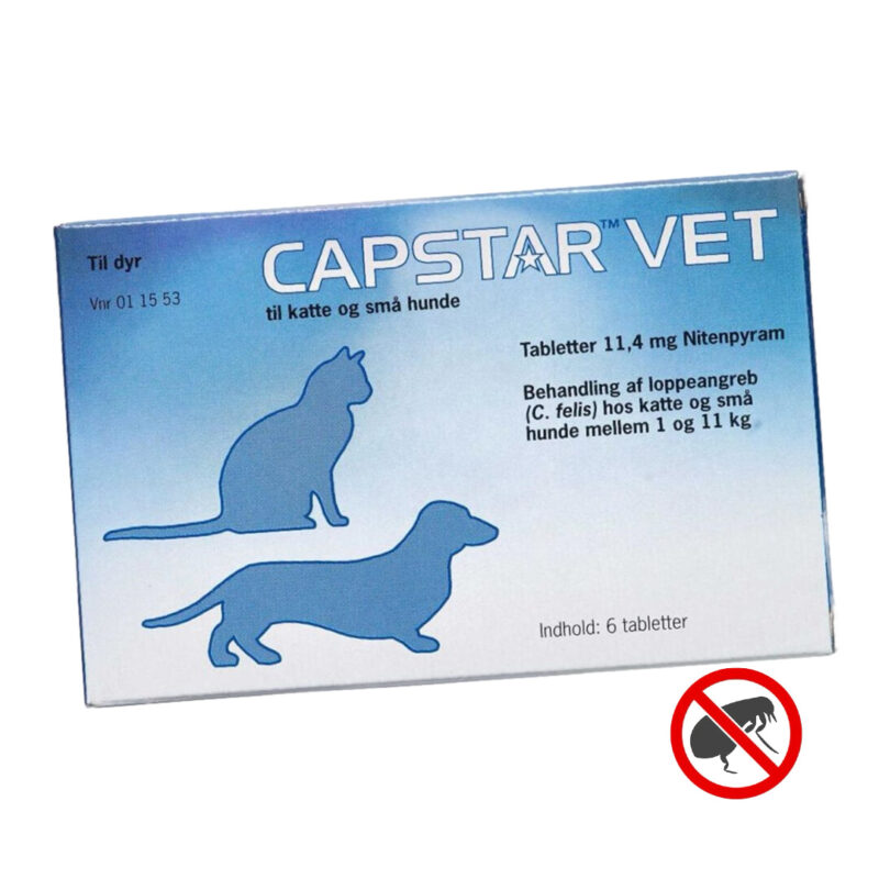 Capstar Vet Piller Lille Hund 1-11 kg (6 tabletter)