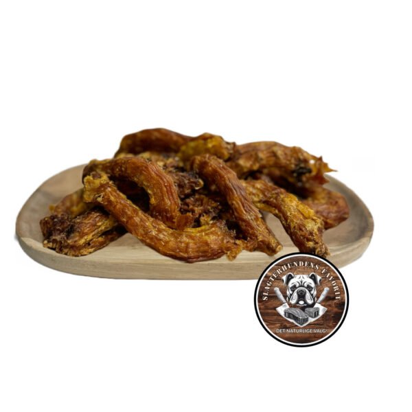 Slagterhundens Gourmet-Snack Kyllingehalse Naturlig Hundesnack 200 g