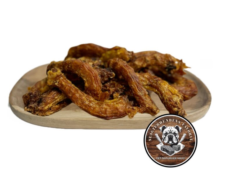 Slagterhundens Gourmet-Snack Kyllingehalse Naturlig Hundesnack 200 g