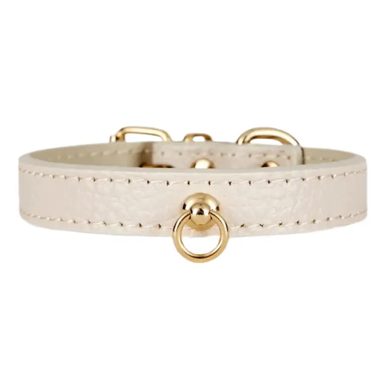 Branni Pets Juno Designer Halsbånd Cremefarvet