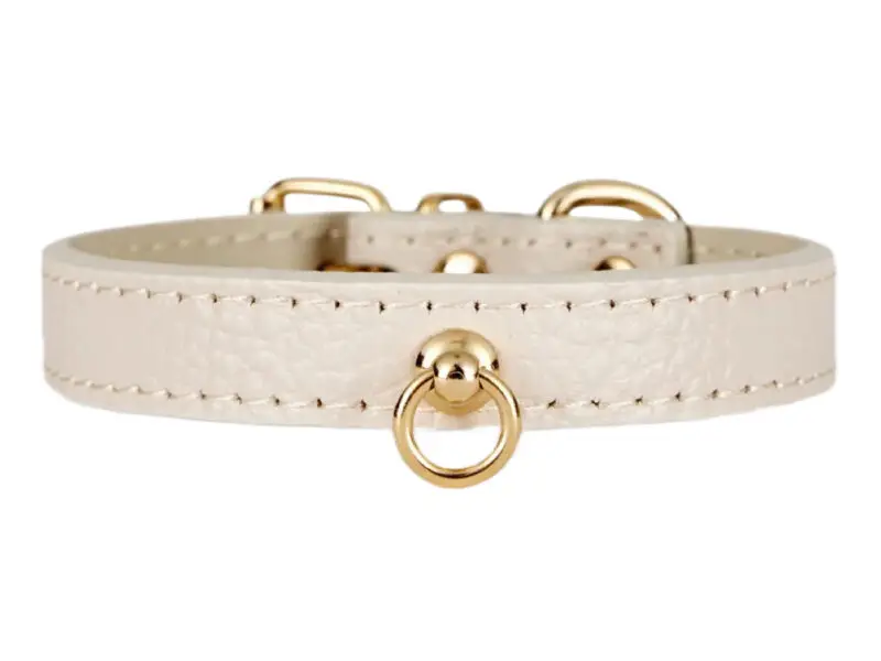Branni Pets Juno Designer Halsbånd Cremefarvet
