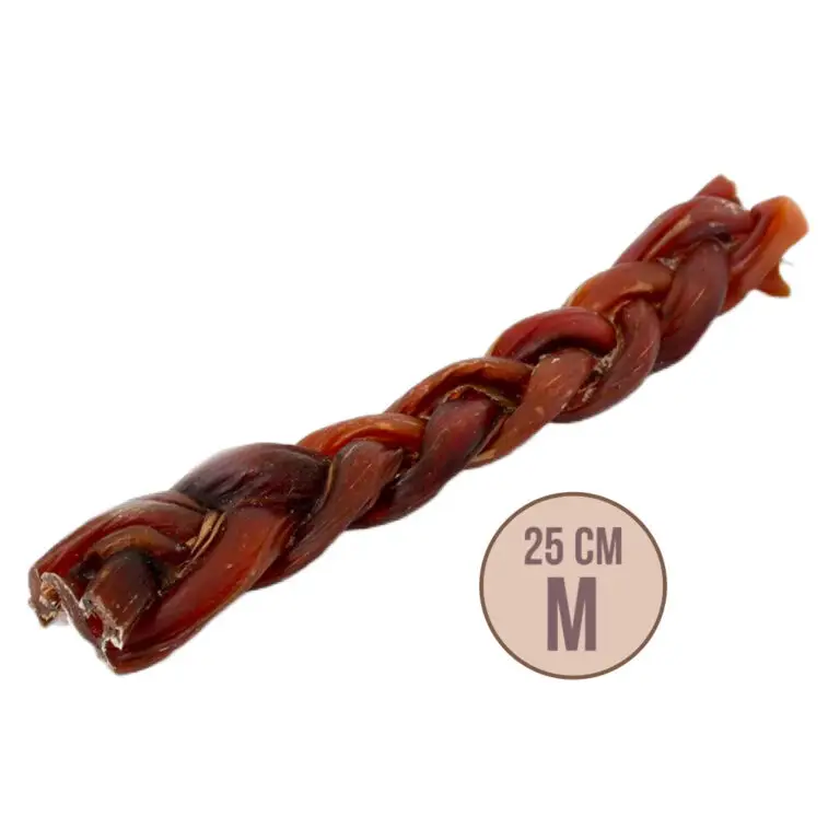 SanaDog Flettet Tyrepenis 25 cm Medium