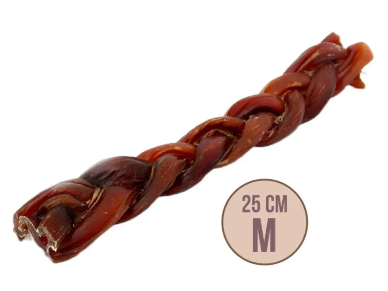 SanaDog Flettet Tyrepenis 25 cm Medium