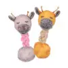 Puppy Love Giraf Håndvægt Med Tov & Bold Hvalpelegetøj