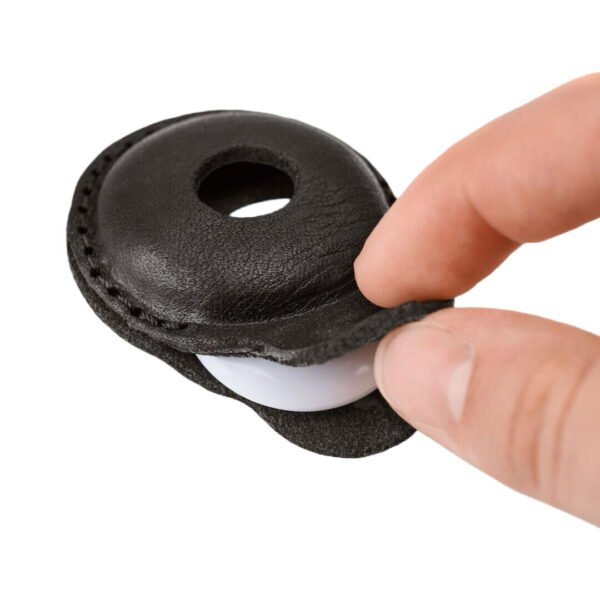 Hunter AirTag Holder Til Hund Sort Læder - Image 2