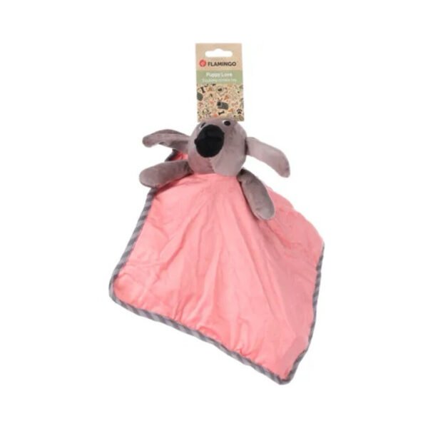 Puppy Love Bamse Med Sutteklud & Knitrefolie Rosa 29 cm - Image 2