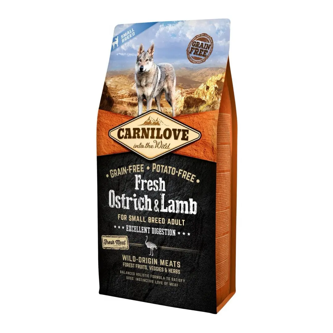 Carnilove Small Breed Adult Struds & Lam 6 kg