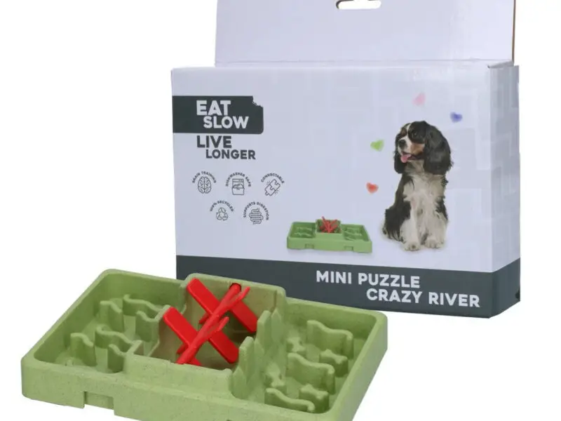 Eat Slow Mini Puzzle Crazy River Hundespil Aktiveringslegetøj