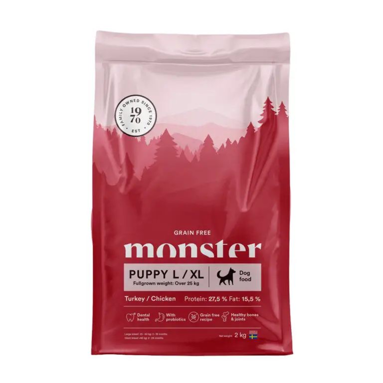 Monster Puppy L/XL Kylling & Kalkun Kornfrit Hvalpefoder