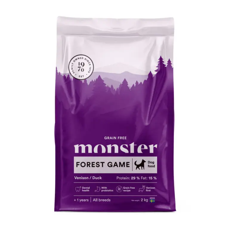 Monster Forrest Game Vildt & And Kornfrit Hundefoder