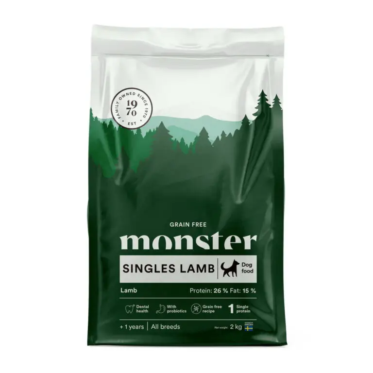 Monster Singles Lamb Sensitive Kornfrit Hundefoder